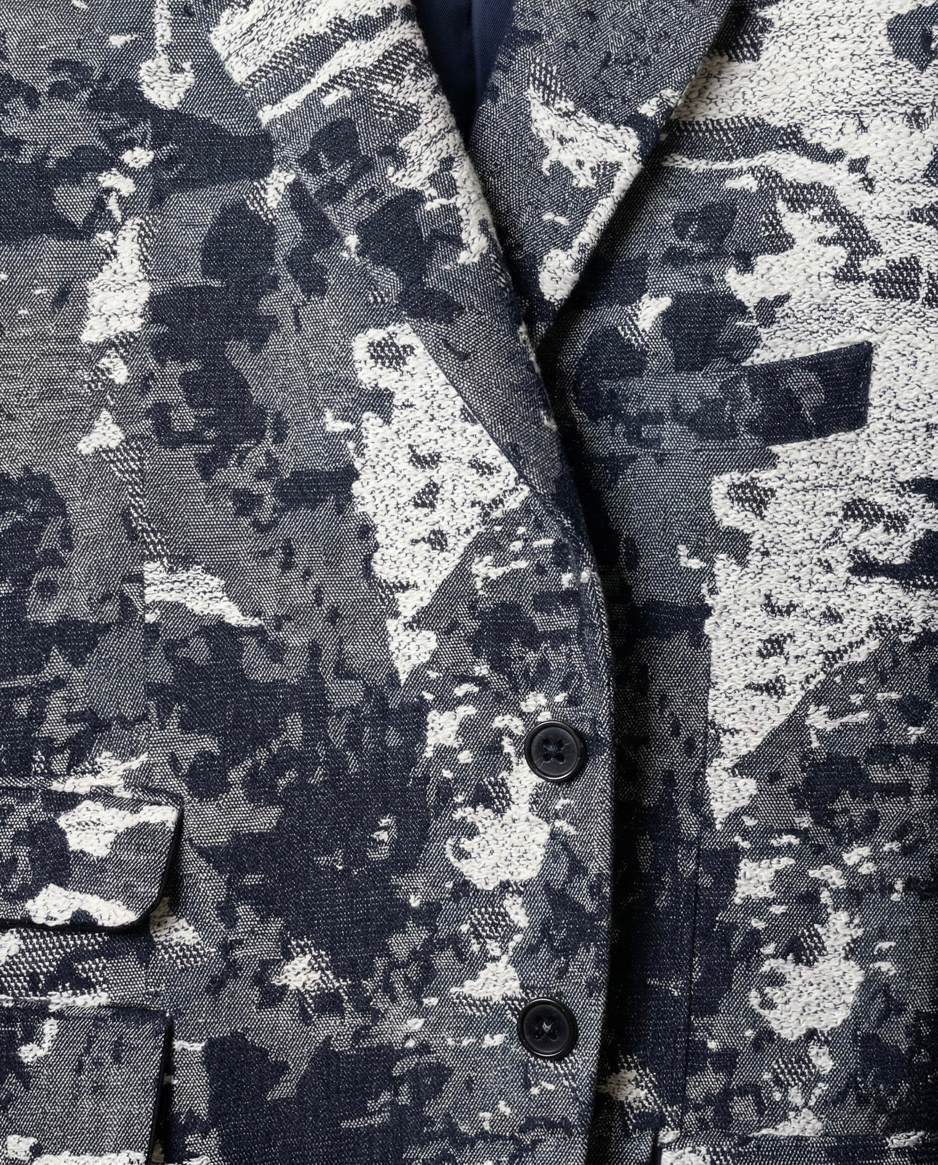 Blazer Camouflage Índigo