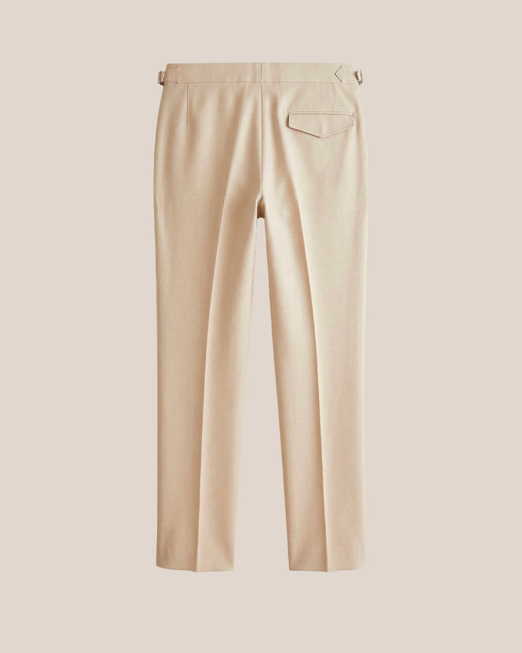 Pantalones Beige con Ganchos