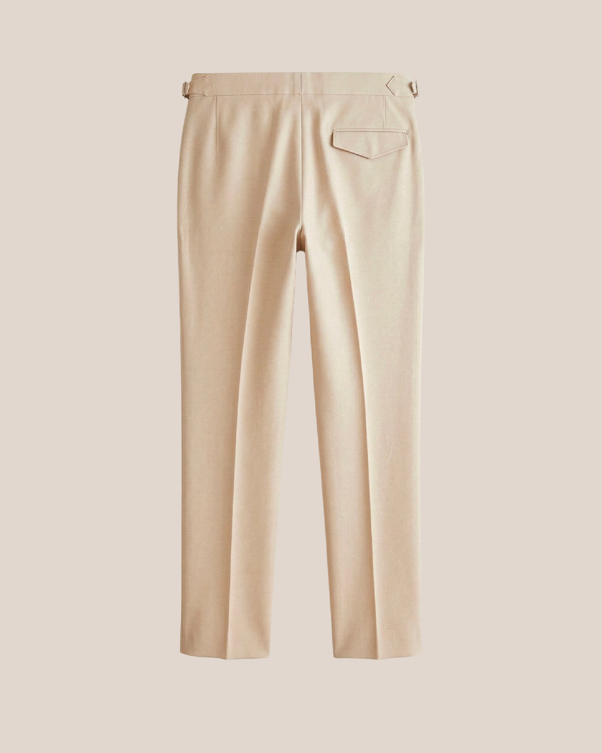 Pantalones Beige con Ganchos