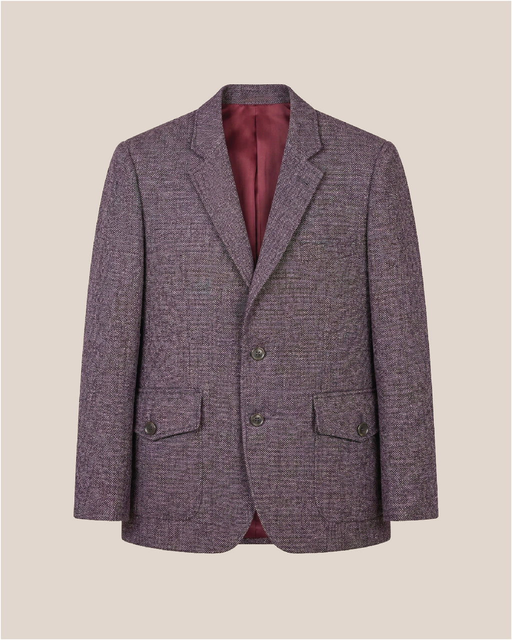 Blazer Wine Tweed