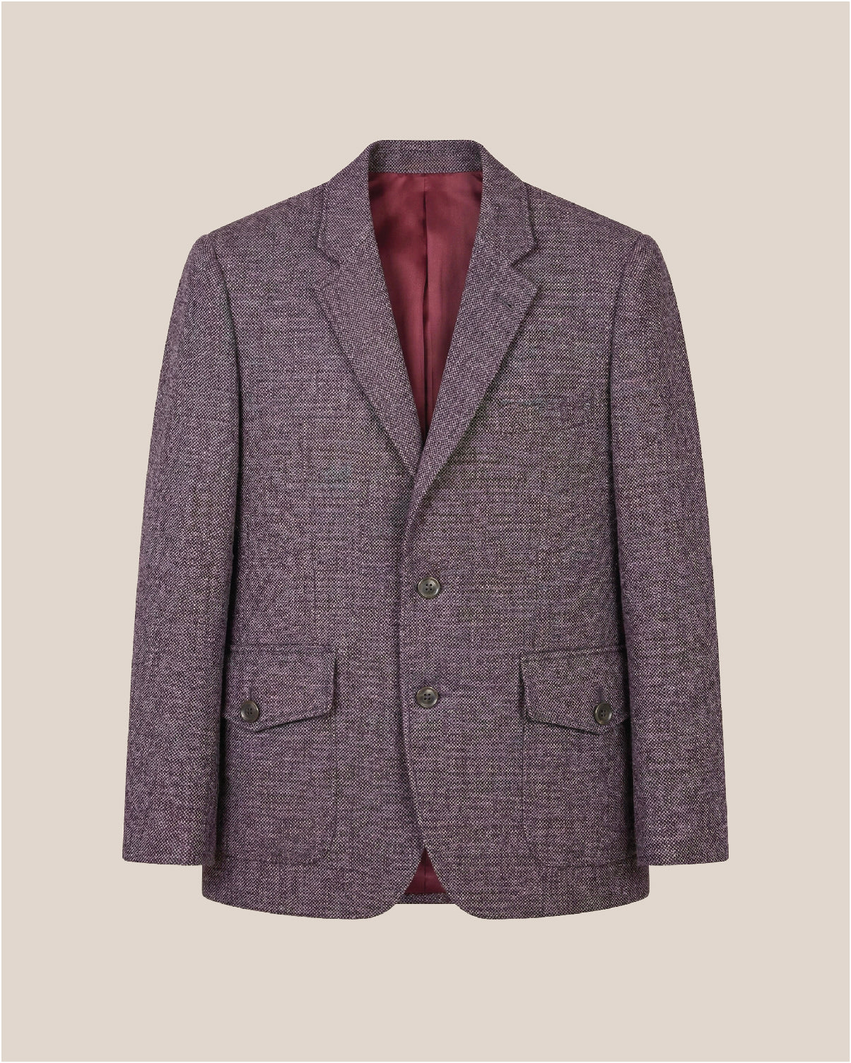 Blazer Wine Tweed